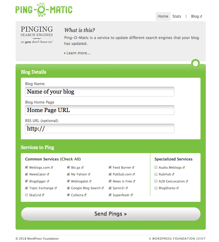 Ping-O-Matic
