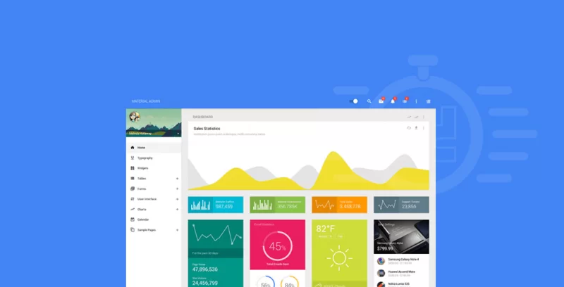 Die besten Admin-Vorlagen für Angular Material Design