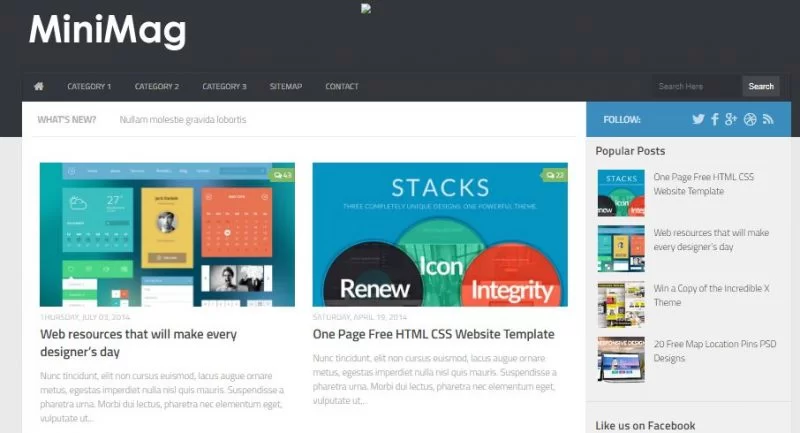 Mini-Magazin-Vorlage