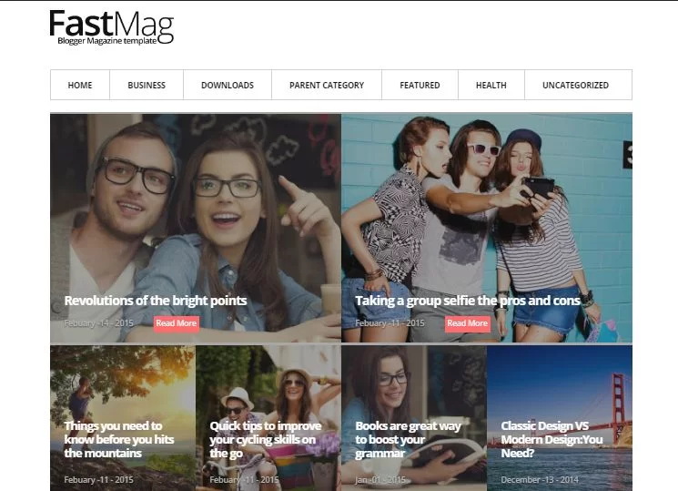 Fastmag – Flat Responsive Blogger-Vorlage
