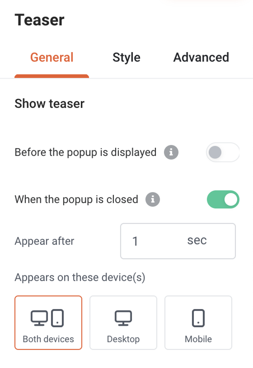 Apa itu Teaser dan Bagaimana Cara Menggunakannya Secara Efektif? teaser display settings 02 - What are Teasers and How to Use Them Effectively?