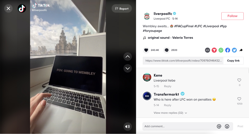 Prezentacja na temat trendu laptopów na TikTok