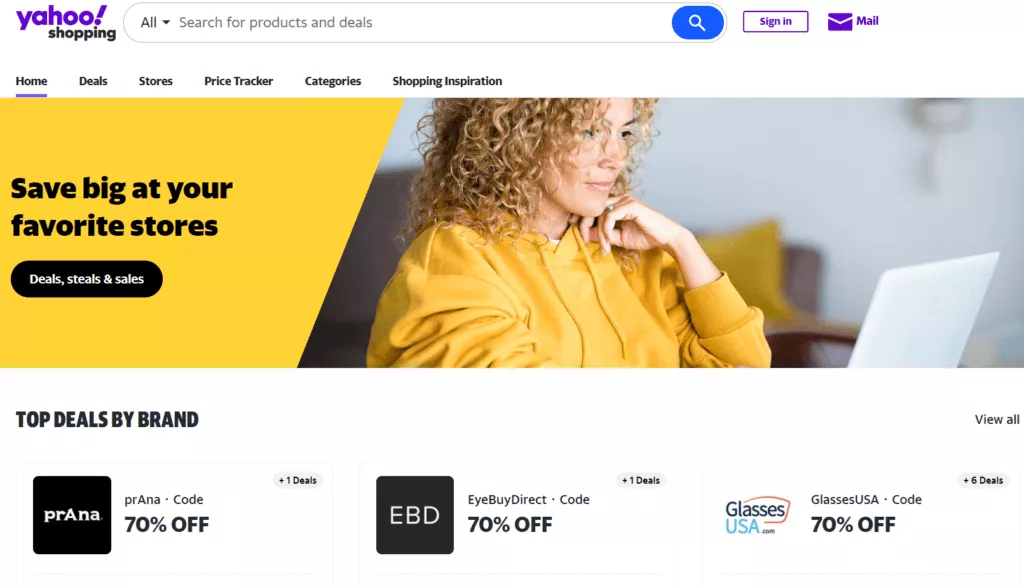 تطبيق Yahoo Shopping