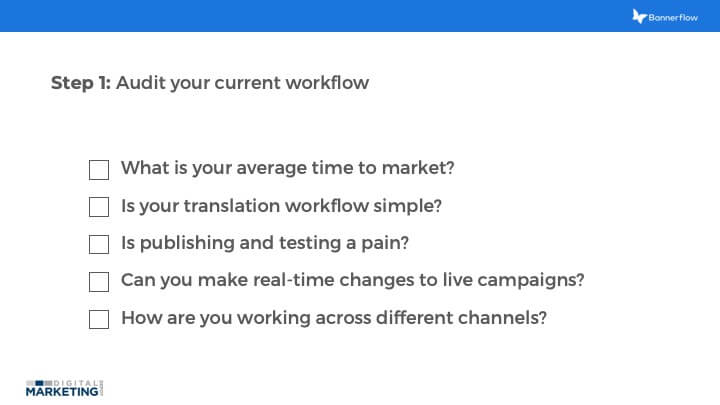 Audita tu flujo de trabajo actual