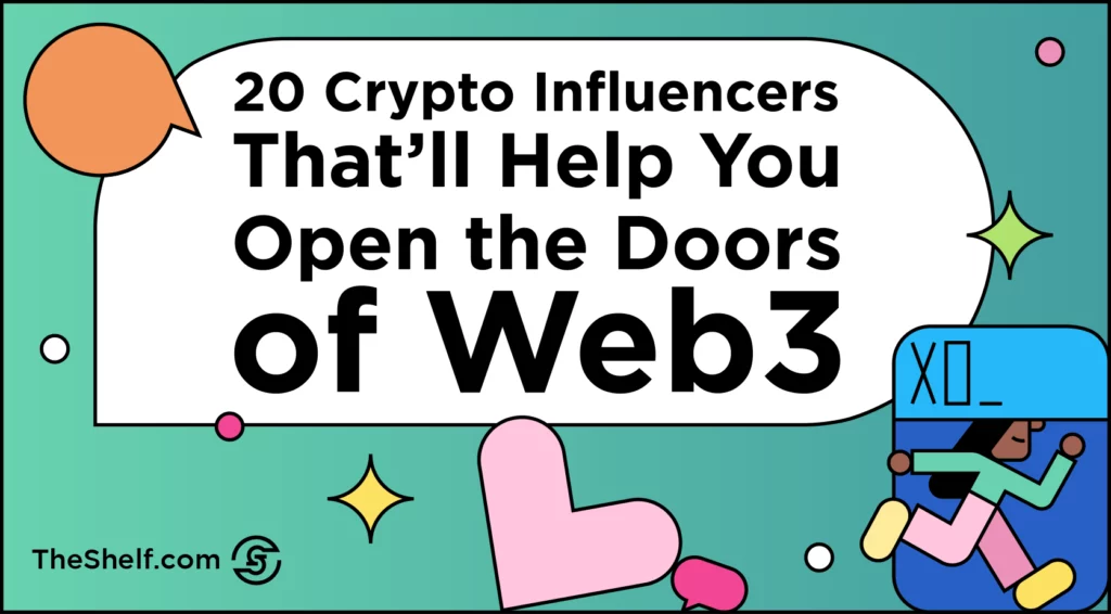 20 位加密影響者的線條圖