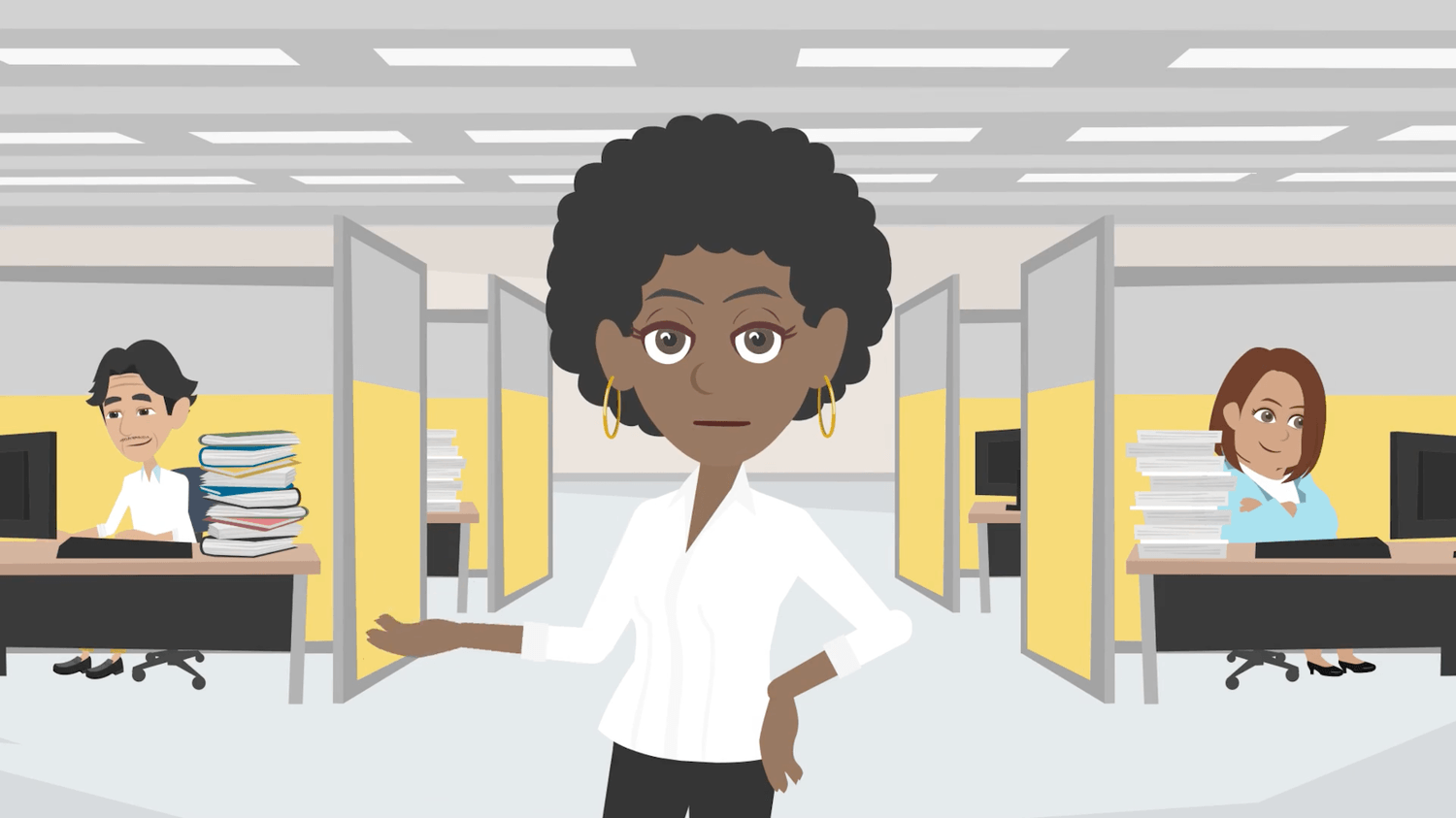 一個強調的例子，優秀視頻的六大設計原則之一