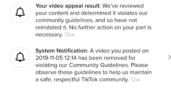 tiktokシャドウ禁止通知