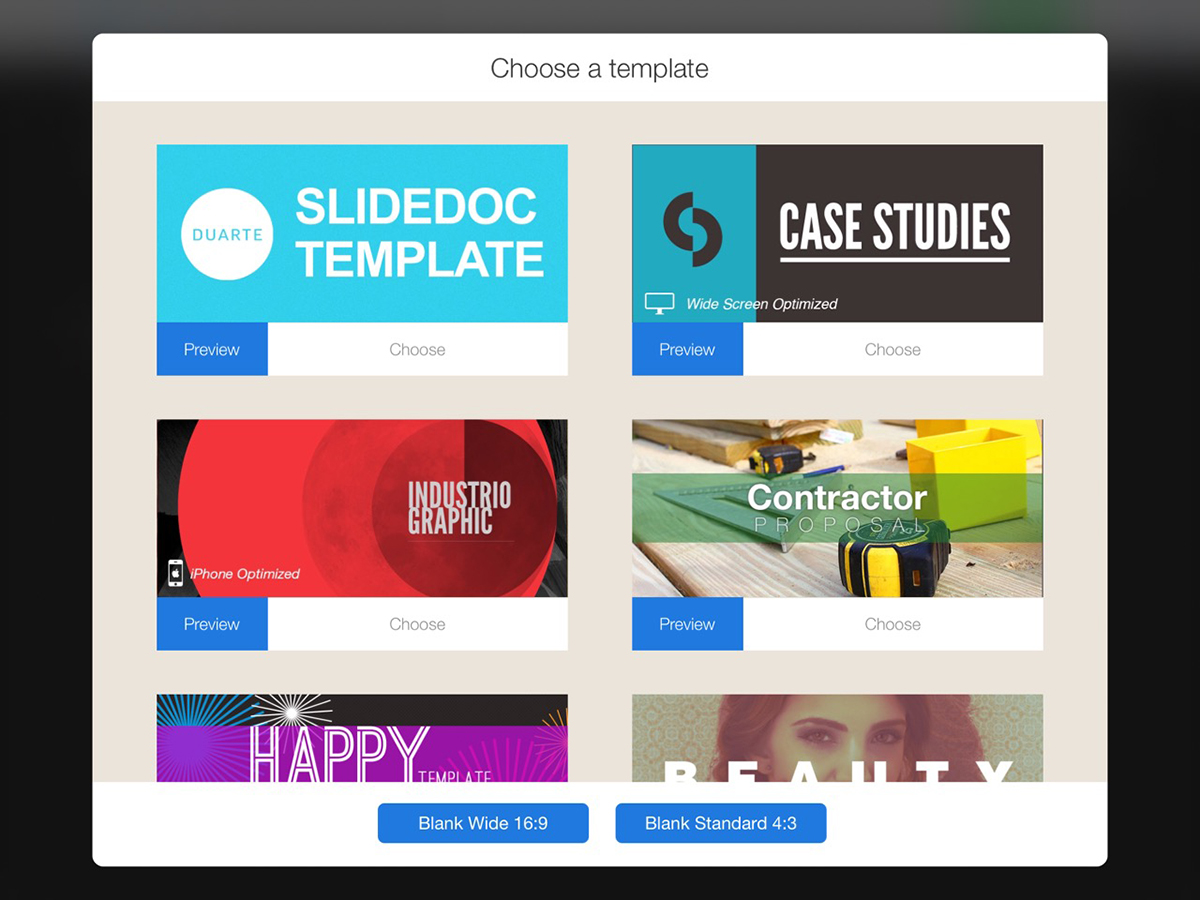最高のプレゼンテーションソフトウェア-flowvellaテンプレート