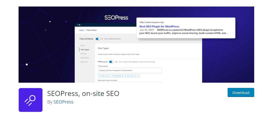 SEOPress - Plugin SEO WordPress
