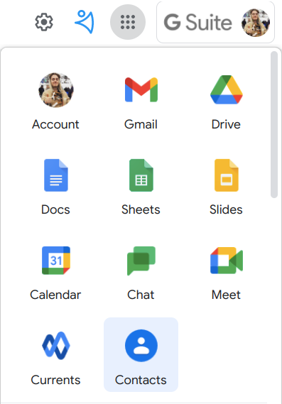Dove trovare i contatti di Google