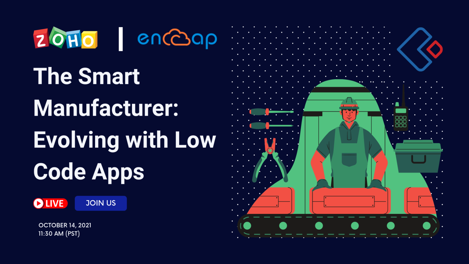 The Smart Manufacturer : พัฒนาด้วยแอพ Low Code | Encap Webinar