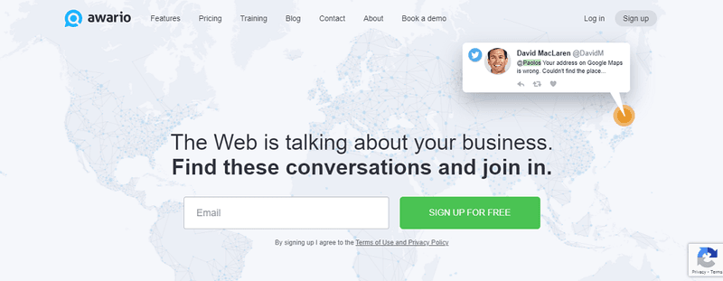 awario เครื่องมือจัดการโซเชียลมีเดีย