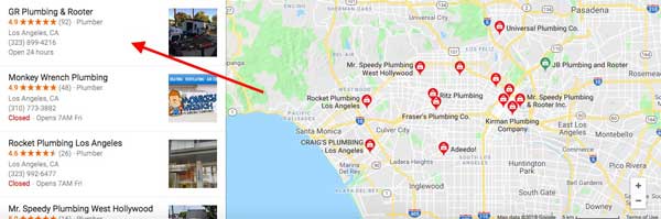 Überprüfen Sie Einträge in der lokalen Suche von Google My Business