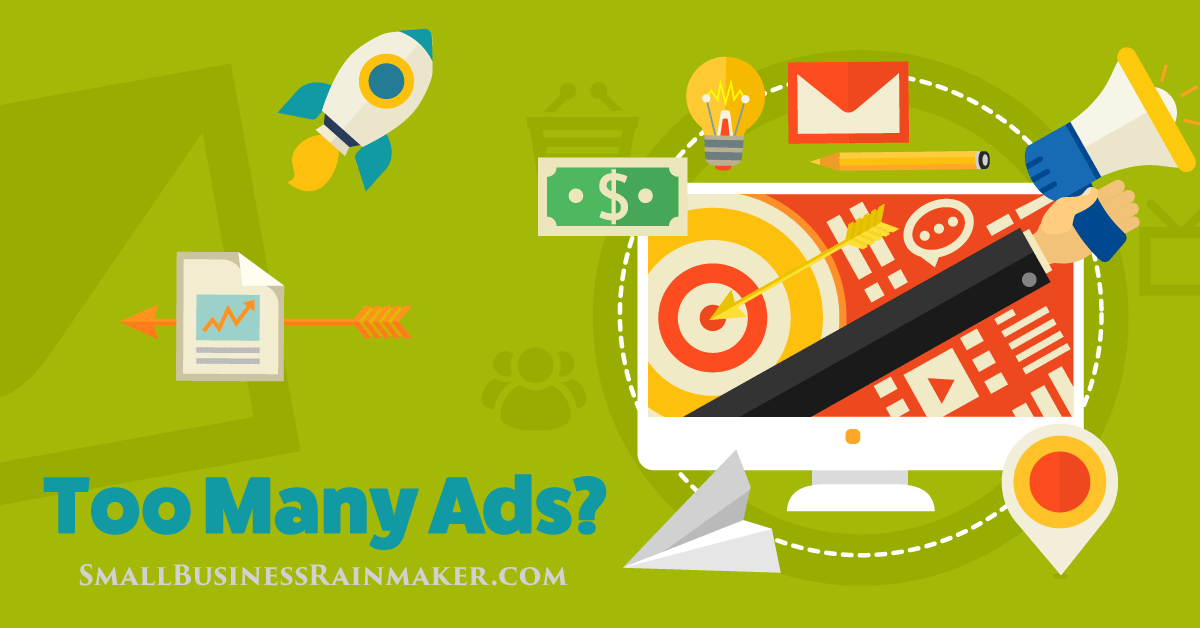 demasiada publicidad en linea