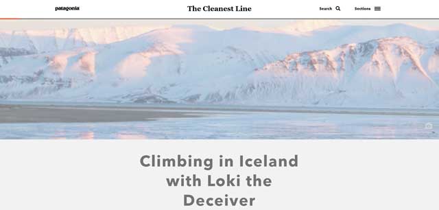 Langform Inhaltsbeispiel Patagonien