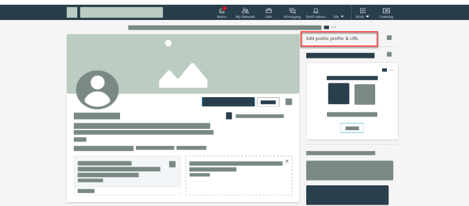 cara mengedit profil publik yang ditautkan