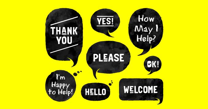 etichetta del servizio clienti