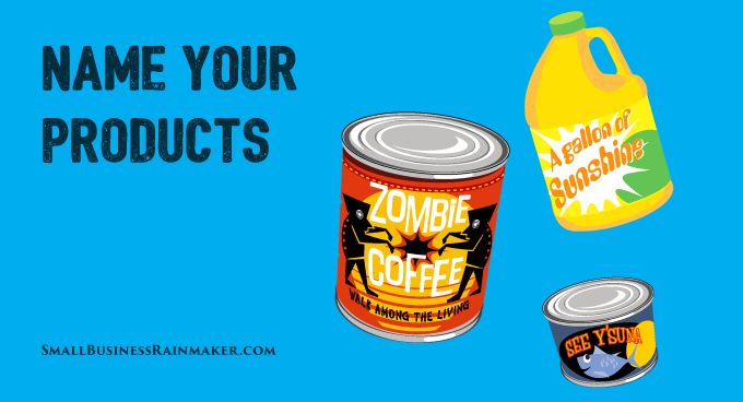 turnaround del prodotto dargli un nome