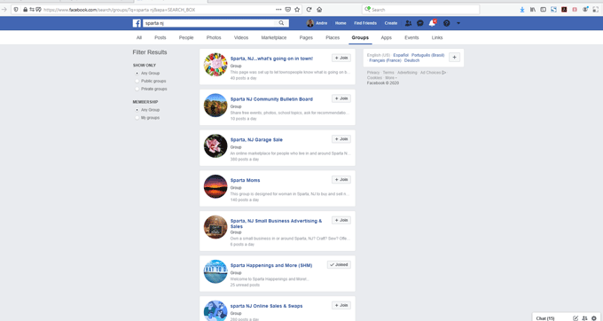 gruppi facebook per il marketing digitale locale