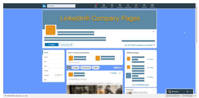 LinkedInの会社ページを作成するローカルビジネス