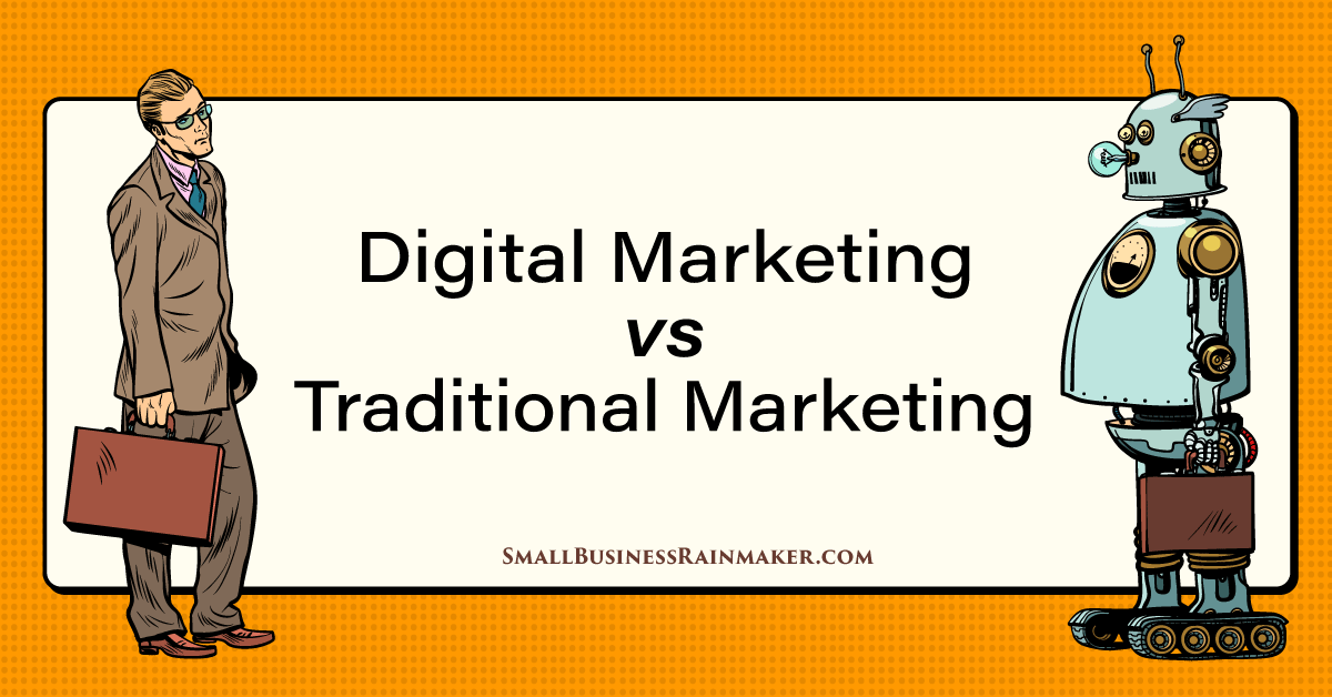 التسويق الرقمي مقابل التسويق التقليدي