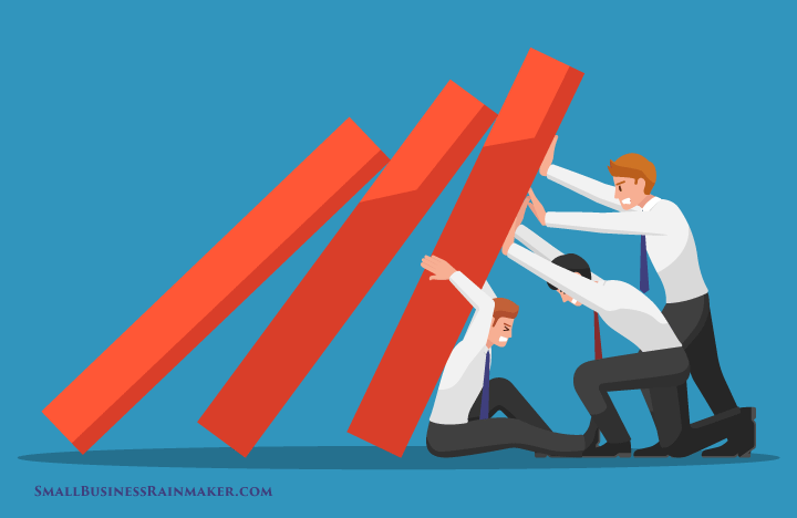 生き残るために苦労しているビジネス