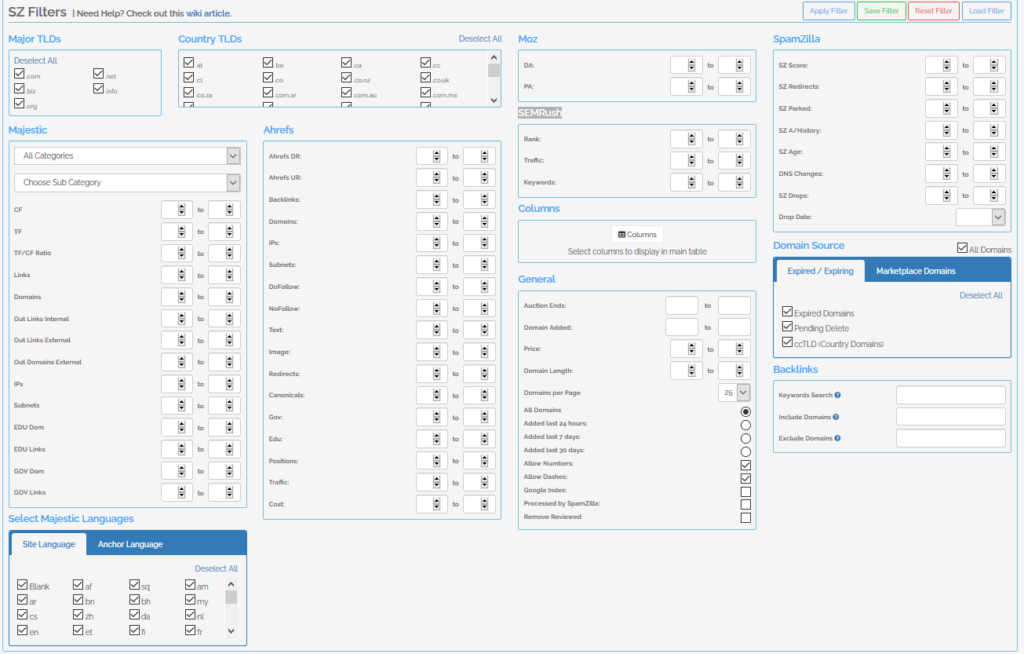 spamzilla 過期鏈接