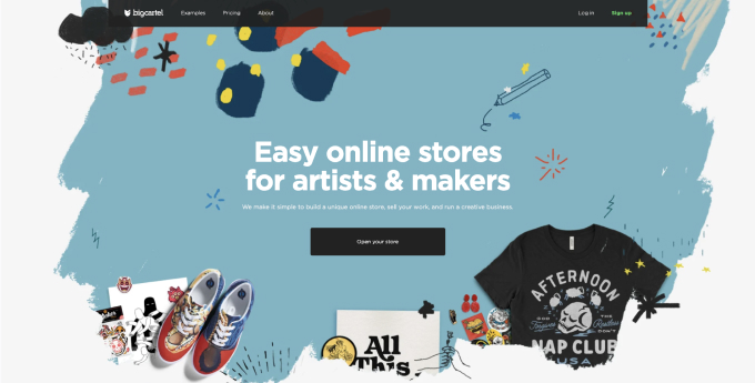 Cea mai bună platformă de comerț electronic pentru întreprinderi mici (comparație cu 8 platforme) 13 Big Cartel